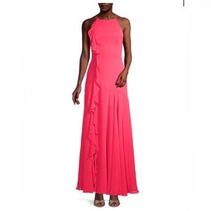 Fame and Partners - Appleby Sleeveless Ruffled Gown